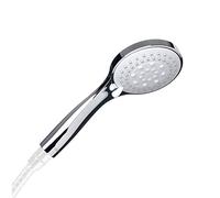 Tatay Alcachofa de ducha Malmo – 10 cm ABS, 3 posiciones, antical y ahorro de agua, cromado/blanco