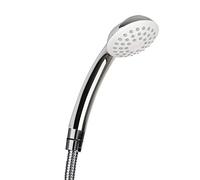 TATAY Kit alcachofa ducha Pacific con soporte y manguera 1,7 m, 6,5 cm, ahorro agua, cromado