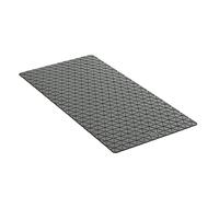 TATAY Alfombra Bañera Antideslizante 72 x 36 cm | Seguridad Antideslizante Certificada | Material TPE SBS con Mayor Sujeción, Tacto Agradable y Durabilidad Superior - Mediana - Modelo Diamond - Gris
