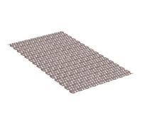 TATAY Alfombra de Bañera Piscis 70x36 cm Fijación con Ventosas Flexo de PVC