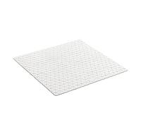 TATAY Alfombra Ducha Antideslizante 54 x 54 cm | Seguridad Antideslizante Certificada | Material TPE SBS con Mayor Sujeción, Tacto Agradable y Durabilidad Superior - Modelo Diamond - Blanco