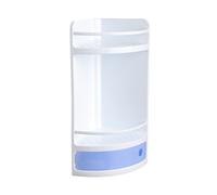 Tatay Armario Baño Rinconero con Cajon | Fijación con o sin Tornillos | Polipropileno | Incluye Tornillos | Fácil Limpieza y Montaje | Soporta hasta 6 kg | Plástico Resistente | 20x20x50 cm - Azul
