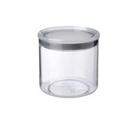 Tatay Bote Cocina Almacenaje 1 L | Tarro Cocina Transparente | Tapa con Cierre Silicona | Apilable | Plástico Libre de BPA | Apto para Lavavajillas | 12,5 x 12,5 x 12,5 cm, Gris