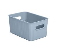 Tatay Caja Organizadora Baobab Diseño Compacto Asas Integradas | Caja Organizadora | Capacidad 5 L | Medidas 18,1x27,2x13 cm | Plástico Libre de BPA | Diseño Compacto | Asas Integradas, Azul