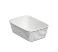 Tatay Caja organizadora Baobab A6 – Plástico reciclado libre de BPA, 11,3x17x5,6 cm Blanco