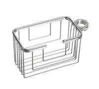 Tatay Colgador Ducha Barra Aluminio | Resiste Humedad y Corrosión | Soporta 3 kg | Fácil Montaje Sin Taladro | Diseño Moderno | Cesta Ducha Colgar con Drenaje Eficiente | 12,5 x 11,5 x 24 cm