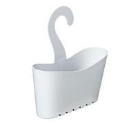 Tatay Colgador de ducha multifuncional – Polipropileno, sin taladro, 25x9x28 cm, blanco