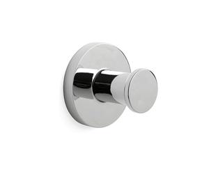 Tatay Colgador de Baño Martins 6x4,5x6 cm Instalación en Pared Diseño Doble | Colgador Baño | Acero Inoxidable | Doble Sistema de Fijación | Fijación con Tornillos | Detalles de Zamak | Sistema Glu Fix