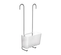 Tatay Colgador Ducha | Resiste Humedad y Corrosión | Fácil Montaje Sin Taladro | 100% Inoxidable | Cesta Ducha Colgar con Drenaje Eficiente | Fácil Limpieza | 20,5 x 11 x 41,5 cm - Glacé