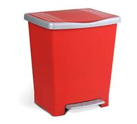 Tatay Cubo de Basura 33,5x30x39 cm Apertura con Pedal de 20L a 30L