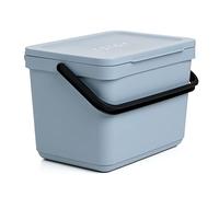 Tatay Cubo Organico Smart 6L | Cubo de Basura Cocina sin Soporte | Diseño Compacto y Funcional | Materiales 100% Reciclados | 26,5x20,5x18,5 cm, Color Azul