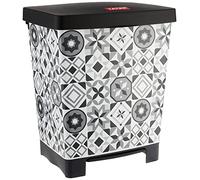 Tatay Cubo de pedal Cubik 23 L – Pedal retráctil, polipropileno, libre de BPA, bolsa 30L – Hydraulic