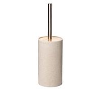 TATAY Escobilla WC | Poliresina de Gran Resistencia | Diseño Elegante y Decorativo | Escobillas de Baño Funcionales | 9,8 x 9,8 x 32,2 cm - Colección Bora - Beige