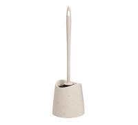 TATAY Escobilla WC Ecohome - Cepillo fijo, materiales resistentes, Beige 12x12x38 cm