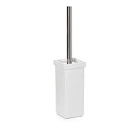 TATAY Escobilla WC | Poliresina de Gran Resistencia | Diseño Elegante y Decorativo | Escobillas de Baño Funcionales | 7,5 x 7,5 x 35 cm - Colección Iconik - Blanco