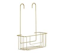 Tatay Estanteria Ducha Colgador Air | 100% Inoxidable | Estante Ducha sin Taladro | Colgador de Diseño Moderno | Resiste a la Humedad | Soporta Peso | 3 años de Garantía | 28 x 12,5 x 39 cm - Oro