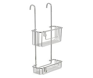 Tatay Estantería de Ducha Fácil Instalación Soporta 16 kg Drenaje Eficiente | Estantería Ducha | Medidas 28x15,5x56 cm | Aluminio Anticorrosión | Sin Taladro | Colgar Mampara Aluminio | Diseño Moderno