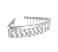 Tatay Estanteria Ducha Esquina Aluminio | Incluye Tornillos | Compatible Sistema Sin Taladro (Quick Fix) | Resiste Humedad y Corrosión | Moderno | Fácil Drenaje | 22,5 x 6,5 x 22,5cm - Modelo Ice