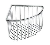 TATAY Estantería ducha esquina Krom – Latón, incluye tornillos, 5 kg, sin taladro (Quick Fix)