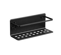 Tatay Estantería de Ducha Serenity 12x10x30 cm Quick Fix Drenaje Eficiente | Estantería Ducha | Aluminio Anticorrosión | Tornillos Incluidos | Resiste Humedad | Sin Taladro | Formato Rectangular, Negro