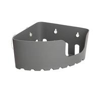 Tatay Estanteria Ducha Sin Taladro Esquina | Incluye Ventosas | Soporta 2 kg | Polipropileno Resiste Humedad | Medida Rinconera | 20 x 20 x 11 cm - Modelo Standard - Gris