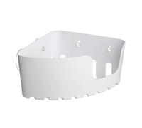 Tatay Estanteria Ducha Sin Taladro Esquina | Incluye Ventosas | Soporta 2 kg | Polipropileno Resiste Humedad | Medida Rinconera | 20 x 20 x 11 cm - Modelo Standard - Blanco