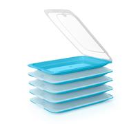 TATAY Fresh 24 - Lote de 5 Recipientes Porta Embutidos y Alimentos. Azul