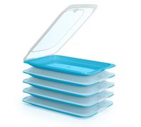 TATAY Fresh - Lote de 5 Recipientes Porta Embutidos y Alimentos. Color Azul