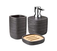 TATAY Jabonera de Baño Bambu 9,7x9,7x1,8 cm Jabonera Colección Sobremesa