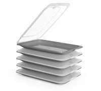 Tatay Lote de Porta Embutidos y Alimentos Fresh en Colores, medidas 17 x 3.2 x 25.2 cm (5X Gris)