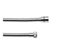 TATAY Manguera de ducha Doble Comfort 2m flexo latón, inox 301, antitorsión 360º, rosca G1/2 cromado
