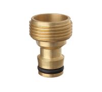 TATAY Metal Line - Conector Universal para Grifo de 3/4" Macho. Racor de Latón