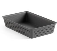 Tatay Organizador A5 Bohol, de Polipropileno, Libre de BPA, Plástico 100% Reciclado, Gris Antracita, Medidas 17 x 26 x 5,5 cm (Paquete de 6)