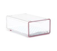 Tatay Organizador Nevera Fresh Box Large | Organizador Frigorifico con Cajón Extraíble y Rejilla Descongelante | Modular y Apilable | Capacidad 2,8L | Plástico Libre de BPA | 27x16x9 cm, Transparente