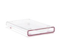 Tatay Organizador Nevera Fresh Box Small | Organizador Frigorifico con Cajón Extraíble | Modular y Apilable | Capacidad 0,6L | Plástico Libre de BPA | 27 x 16 x 3 cm, Transparente