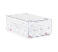 Plásticos Tatay - Huevera para frigorífico Fresh Box Eggs, 15 huevos, cajón extraíble, transparente
