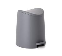 Tatay Papelera Baño con Pedal Estándar 3L | Diseño Práctico y Funcional | Plástico de Gran Resistencia | Compacta y Fácil de Usar | Fabricada en España | 19 x 21,8 x 22,1 cm - Gris