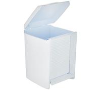 Plásticos Tatay SA Papelera de baño Olympia 7L, pedal y cubeta interior extraíble con asa, blanco