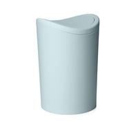 Tatay Papelera de Baño 19x19x28 cm Hecho en España Fácil de Limpiar | Papelera Baño | Capacidad 6 L | Medidas 19x19x28 cm | Diseño Compacto | Con Tapa Basculante | Material Resistente, Azul