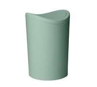 Tatay Papelera de Baño 19x19x28 cm Hecho en España Fácil de Limpiar | Papelera Baño | Capacidad 6 L | Medidas 19x19x28 cm | Diseño Compacto | Con Tapa Basculante | Material Resistente, Verde