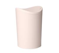 Tatay Papelera de Baño 19x19x28 cm Hecho en España Fácil de Limpiar | Papelera Baño | Capacidad 6 L | Medidas 19x19x28 cm | Diseño Compacto | Con Tapa Basculante | Material Resistente, Beige