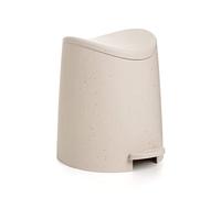 Plásticos Tatay Papelera de baño Estándar 3L con pedal, resistente y compacta, fabricada en España