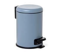 Tatay Papelera de Baño Nordic Apertura Higiénica y sin Contacto | Papelera Baño | Capacidad 3 L | Medidas 19x21,8x22,1 cm | Interior Extraíble | Fácil de Limpiar | Diseño Funcional, Azul