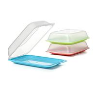 Tatay Porta Embutidos Fresh | 1 Unidad Maxi | Tupper Embutido Nevera | Tapa Extraíble, Apilable | Apto Congelador, Microondas y Lavavajillas | Libre de BPA, 17 x 6,2 x 25,2 cm, Color Aleatorio