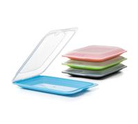 Tatay Porta Embutidos Fresh | Tupper Embutido Nevera | 1 Unidad Estándar | Apilable, Tapa Extraíble | Apto Congelador, Lavavajillas y Microondas | Libre de BPA, 17 x 3,2 x 25,2 cm, Color Aleatorio