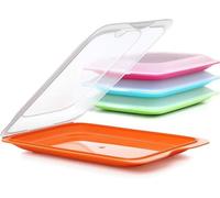 Tatay Porta Embutidos Fresh | Tupper Embutido Nevera | 1 Unidad Estándar | Apilable, Tapa Extraíble | Apto Congelador, Lavavajillas y Microondas | Libre de BPA, 17 x 3,2 x 25,2 cm, Color Aleatorio