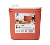 Tatay Jarra para gazpacho Porta Gazpacho 2L Fresh – Tapa Top Flex con vertedor, Libre de BPA, Naranja