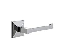 TATAY Portarrollos de Baño Iconik Acabado Metalizado Y Tornillos Inoxidable | Portarrollos Baño | Medidas 6x6,5x16 cm | Incluye Kit Glue&Fix Resistencia 10kg | Sin Taladro | Colgador Papel Higienico