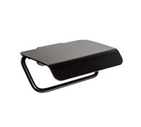 Tatay Portarrollos con Tapa de la Colección Onyx, en Aluminio anodizado Negro Mate. Doble Sistema de fijación, Tornillos y Sistema Glue & Fix, sin taladrar.