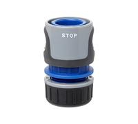 TATAY Premium - Conector Rápido Stop Universal para Mangueras de 1/2" y 5/8" Anti UV